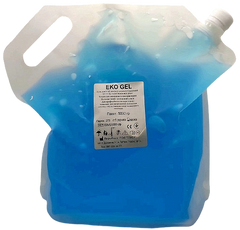 Гель для УЗИ 5 кг высокой вязкости голубой EKO GEL  EBVS 5000 stp/ Твел, пакет
