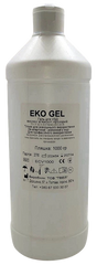 Гель для УЗИ 1 кг высокой вязкости прозрачный EKO GEL EСV 1000/ Твел, флакон