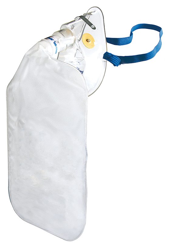 Маска кислородная нереверсивная для взрослых с головным держателем и трубкой/ Flexicare