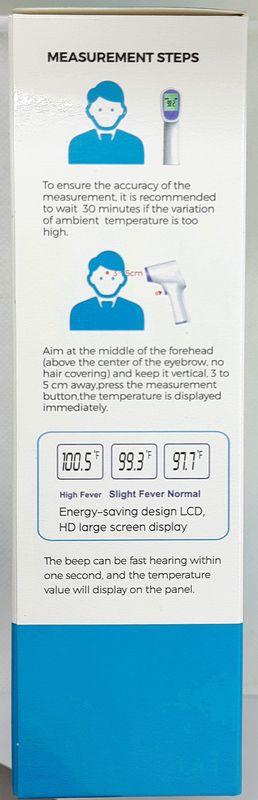 Термометр бесконтактный инфракрасный (пирометр) Eximlab, модель QY-EWQ-02