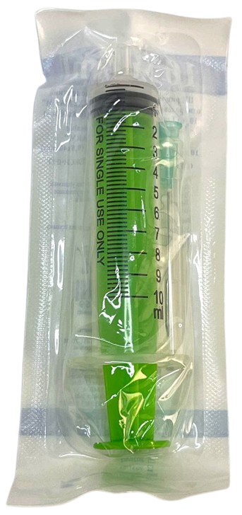 Шприц 10 мл G21 (0,8*40 мм, Luer Slip)  3-компонентний одноразовий/ ALEXPHARM/ Китай