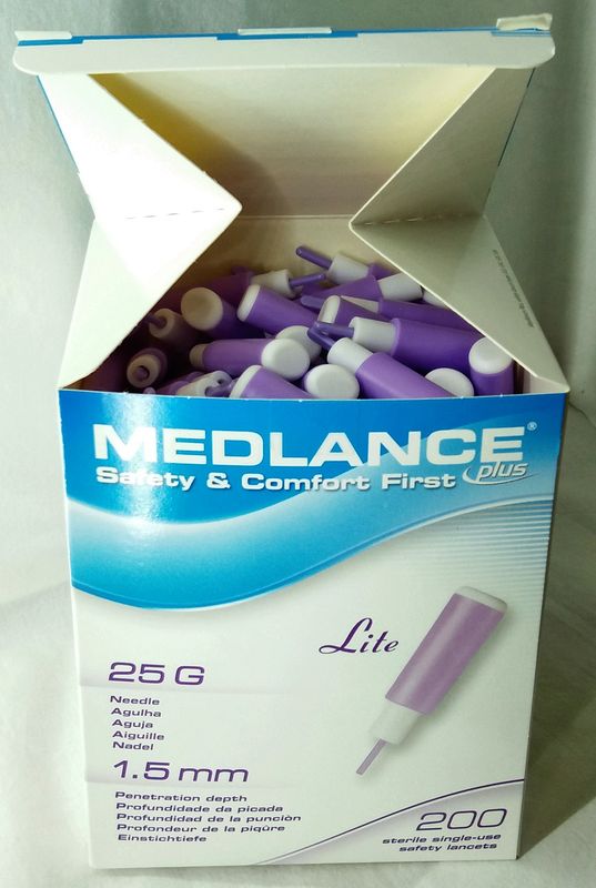 Ланцет автоматический Medlance plus Lite (игла 25G), упаковка 200 шт.