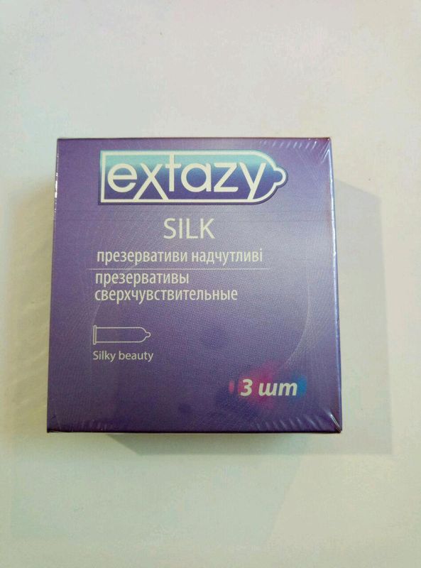 Презерватив "Extazy Silk " сверхчувствительные №3 шт