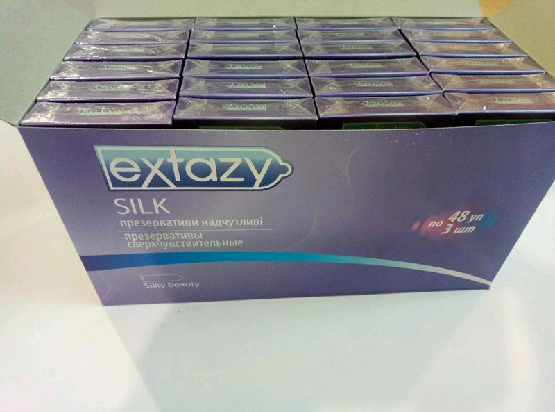 Презерватив "Extazy Silk " сверхчувствительные №3 шт
