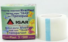 Пластырь медицинский 3х500 см Прозрачный (п/э основа) RiverPlast/ ИГАР