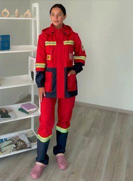 Костюм медицинский демисезонный трансформер (куртка-жилет) для скорой помощи EMD Standard женский, 40-42