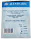 Пластир медичний 1х500 см на бавовняній основі тілесний/ АLEXPHARM