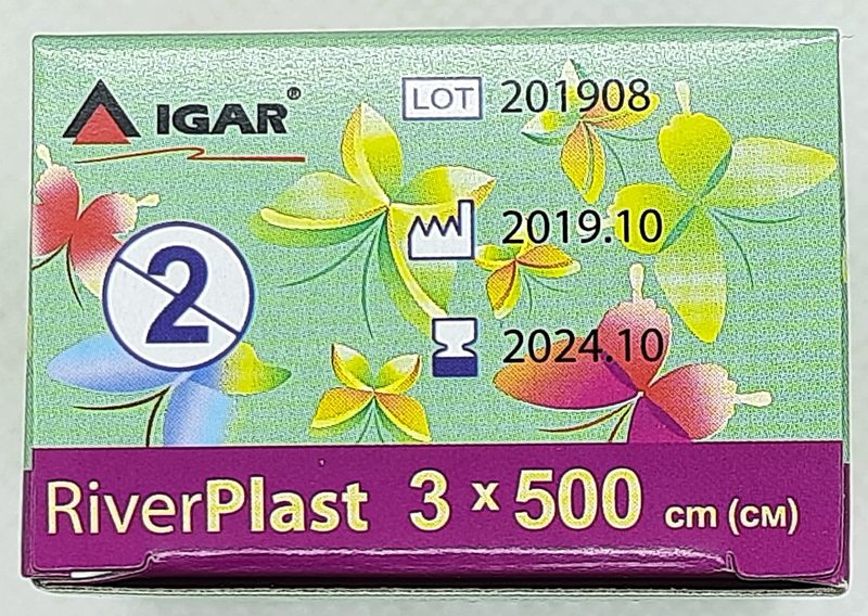 Пластир медичний 3х500 см Прозорий (п/е основа) RiverPlast/ ІГАР