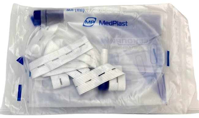 Сечоприймач 750 мл з отвором для зливу та кріпленням на нозі, для дорослих/ MP MedPlast