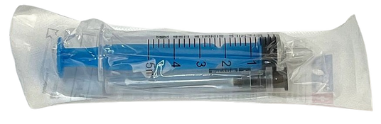 Шприц медицинский одноразовый 5 мл G22 (0,7*40 мм) 3-х