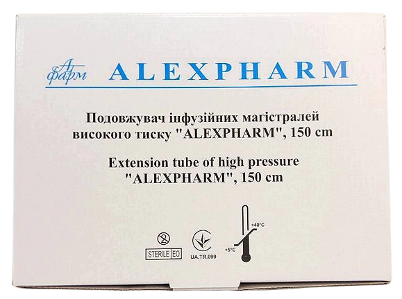 Удлинитель инфузионных магистралей высокого давления 150 см / ALEXPHARM