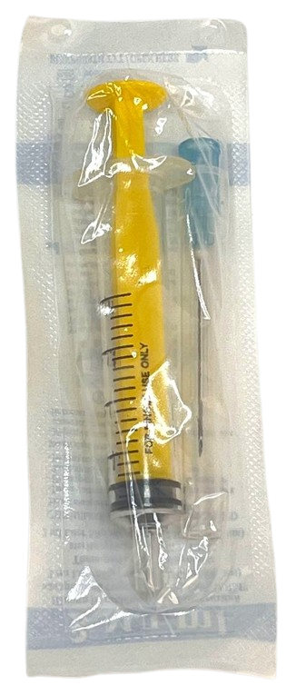 Шприц 2 мл G23 (0,6*30 мм) LuerSlip одноразовий/ ALEXPHARM/ Індія