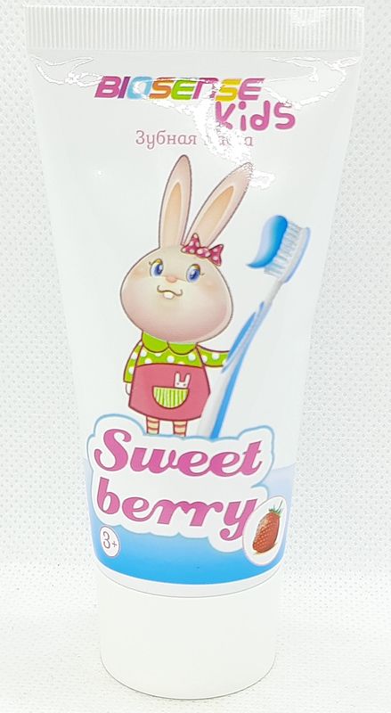 Зубна паста дитяча "Sweet berry", 50 мл/"Biosense"/Біотон"