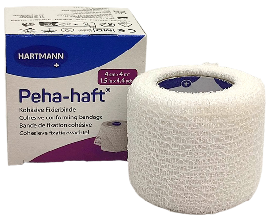 Самофиксирующийся когезивный бинт Peha- Haft 4 см х 4 м, белый/ Hartmann