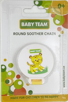 Цепочка для пустышки Джунгли BabyTeam, арт.3331