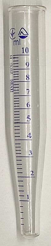 Пробірка центрифужна скляна з поділками П-1-10-0,2 УСП-1/ Склоприлад