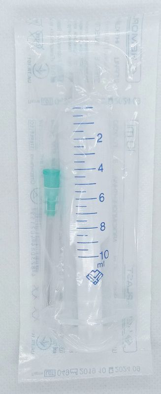 Шприц 10 мл Гемопласт одноразовий двокомпонентний (0,8*38 мм,Luer), в упаковці по 100 шт. (в ящику 1 200 шт)