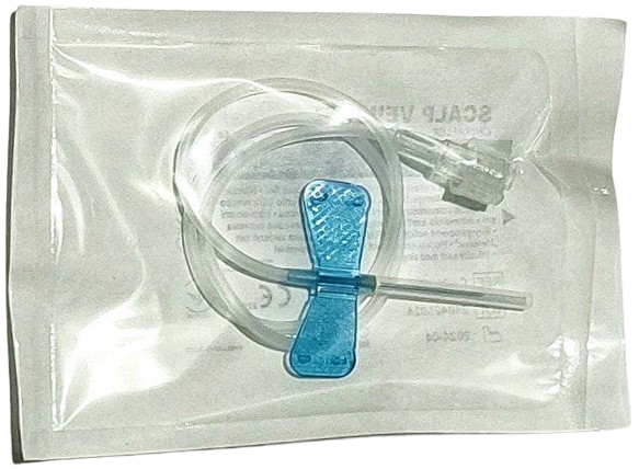 Катетер внутривенный Бабочка G 23 синий / CHIRAFLEX/&nbsp;CHIRANA
