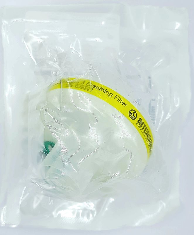 Фільтр дихальний вірусо-бактеріальний CLEAR-GUARD 3, ПОРТ LUER LOCK / "Intersurgical Limited"