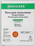 Лезвие для скальпеля одноразовое № 23 / Medicare