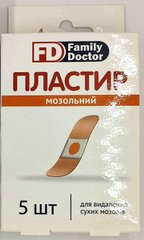 Пластир мозольний 2 х 6 см/FD Family Doctor, 5 шт. в пакованні
