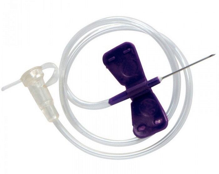 Катетер внутривенный Бабочка G 24 Vogt Medical, фиолетовый
