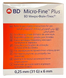 Игла для шприц-ручки BD, МF+, 31 G (0,25 x 6 мм) оранжевая