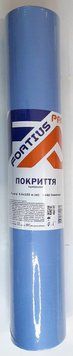 Простынь в рулоне&nbsp;одноразовая 60см х100м, плот.20 г/кв.м/ Fortius Pro, голубая