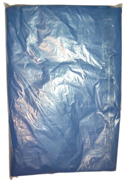 Фартух нестерильний одноразовий поліетиленовий синій/ САНГИГ, упаковка 100 шт.