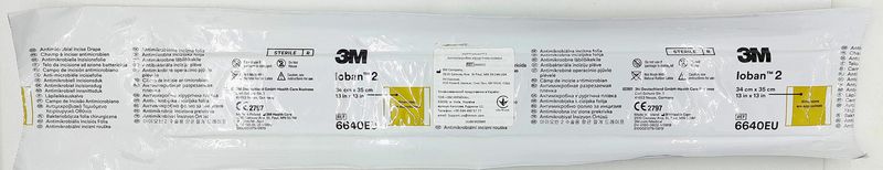 Антимікробна плівка ІOBAN 2 60 см*35 см (34 см*35 см), 6640EU/ 3М