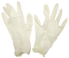Перчатки латексные смотровые нестерильные текстурированные хлорированные без пудры/ размер M / Medicare