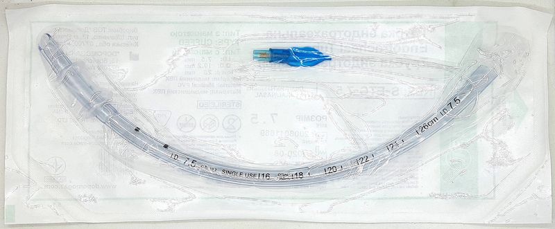 Трубка эндотрахеальная с манжетой 7,5 мм / Medicare