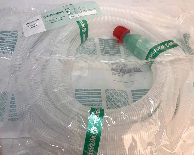 Дыхательная система 2,4 м, нестерильная / Intersurgical Limited, арт. 2001000