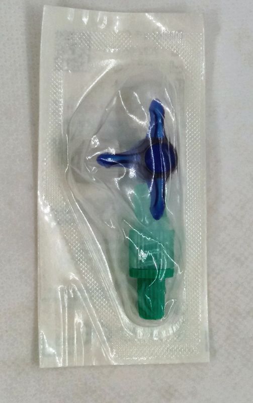 Краник 3-ходовий (триходовий) інфузійний Discofix 16494С синій/ B.Braun