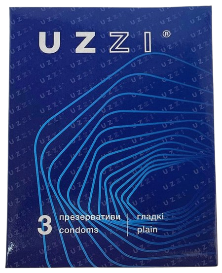Презерватив "Uzzi", 3 шт. в пакованні