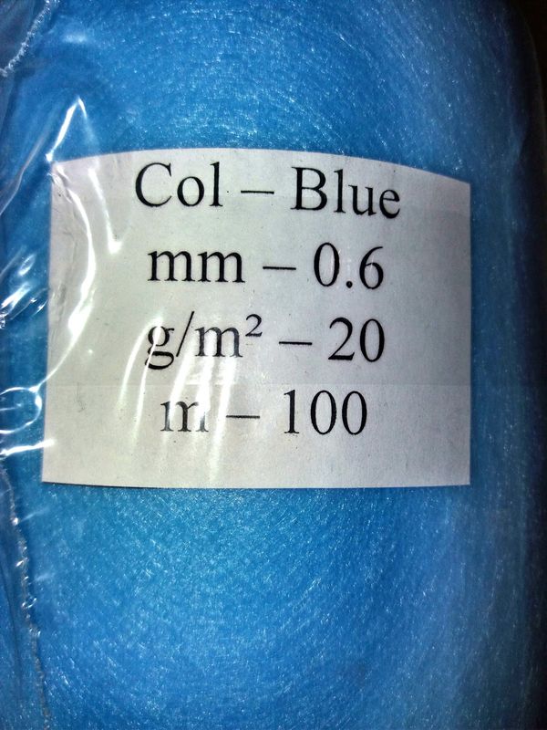 Покрытие (простынь) в рулоне одноразовое голубое 60см х 100м 20гр/м2/ Одетекс